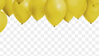 Yellow balloon png border, transparent | Free PNG - rawpixel