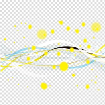 Yellow, black, and white , Light Line Wind wave Curve, Wavy lines transparent background PNG clipart