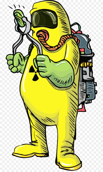 yellow cartoon clip art costume fictional character