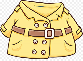 yellow cartoon clip art sleeve outerwear yellow cartoon clip art sleeve outerwear
