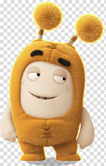 Yellow character illustration, Computer Animation Pogo Television show, oddbods transparent background PNG clipart