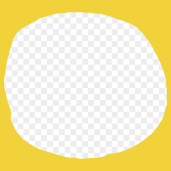 Yellow circle png doodle frame, | Free PNG - rawpixel