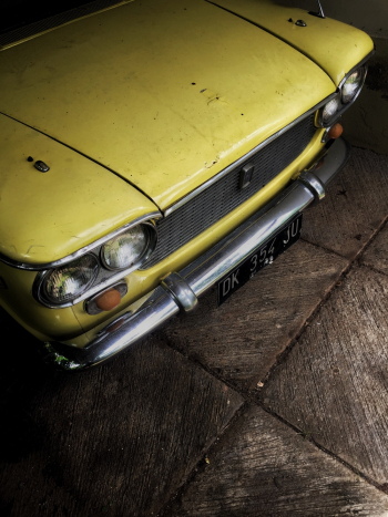 Yellow Classic Vehicle Yellow Classic Vehicle