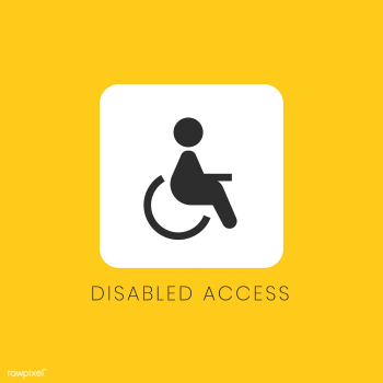 Yellow disabled access icon sign vector | Free stock vector - 538317 Yellow disabled access icon sign vector | Free stock vector - 538317