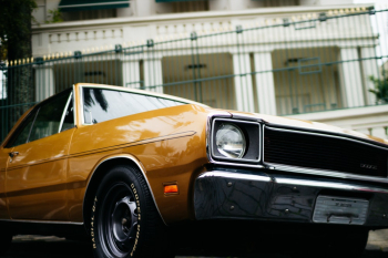 yellow dodge car yellow dodge car