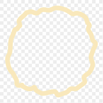 Yellow doodle frame png sticker, | Free PNG - rawpixel