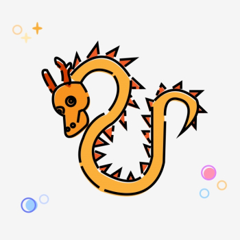 Yellow Dragon Zodiac Dragon Cartoon Dragon Cute Dragon, Beautiful ...