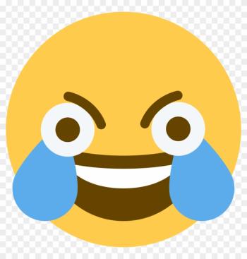 Yellow Face Nose Beak Head Emoticon Clip Art Smile - Open Eye Crying Laughing Emoji Yellow Face Nose Beak Head Emoticon Clip Art Smile - Open Eye Crying Laughing Emoji