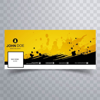 Yellow facebook banner for timeline Yellow facebook banner for timeline