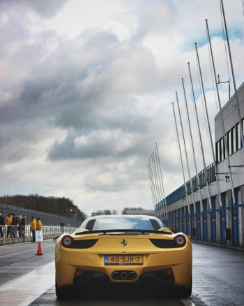 Yellow Ferrari Laferrari on Road Yellow Ferrari Laferrari on Road