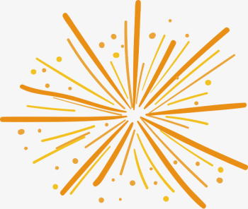 Yellow Fireworks, Fireworks Clipart, Cartoon, Fireworks PNG ...