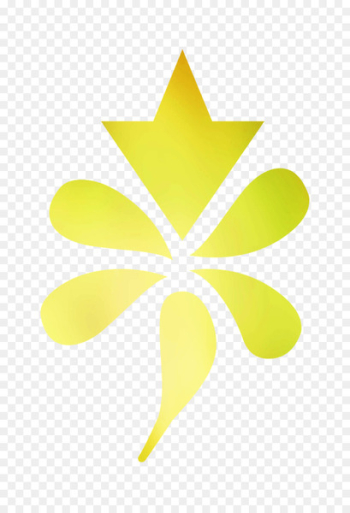 Yellow Graphics Product design Symbol Leaf -  