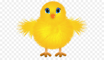 Yellow-hair chicken Clip art - Cute Yellow Chicken Transparent PNG Clip Art Image 