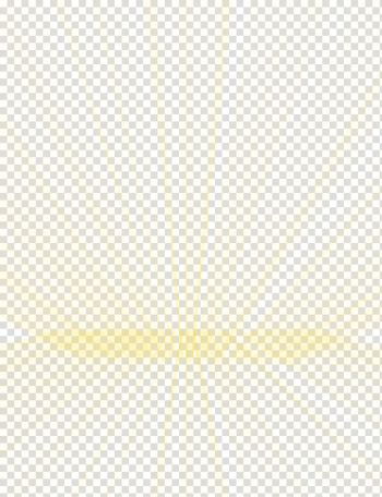 Yellow light rays, Lighting Ray Sunlight, Gold light effect material transparent background PNG clipart