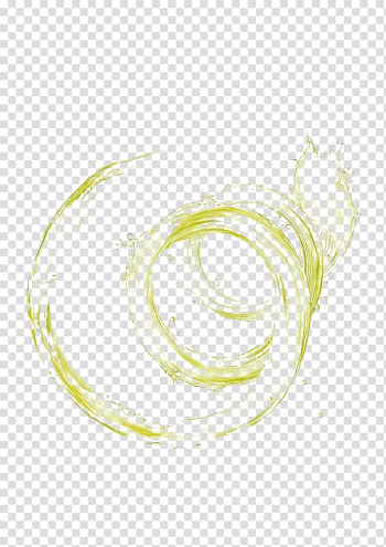 Yellow line art, Tornado Element Whirlwind, Green Simple Tornado Effect Element transparent background PNG clipart