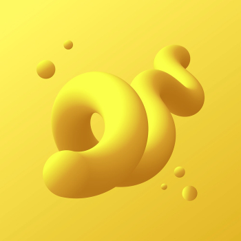 Yellow liquid shape clipart, 3D | Free PSD - rawpixel Yellow liquid shape clipart, 3D | Free PSD - rawpixel