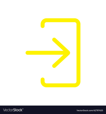 yellow login icon yellow login icon