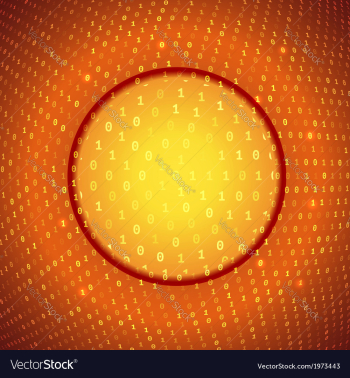 Yellow Orange Abstract Binary Background vector image Yellow Orange Abstract Binary Background vector image