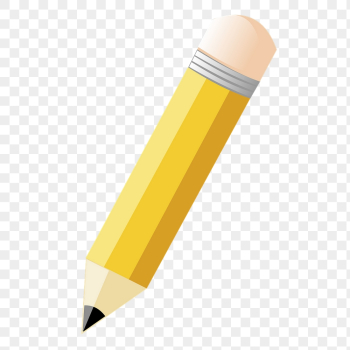 Yellow pencil png sticker, stationery | Free PNG - rawpixel