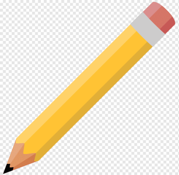 yellow pencil with eraser, Colored pencil Drawing Mechanical pencil, Yellow Pencil s, angle, pencil, wood png