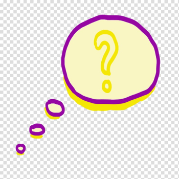 Yellow Purple Speech balloon , Purple thinking bubbles transparent background PNG clipart