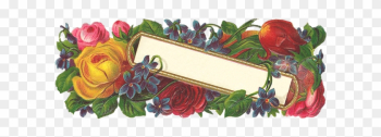 Yellow Rose Floral Tag - Picture Frame Yellow Rose Floral Tag - Picture Frame