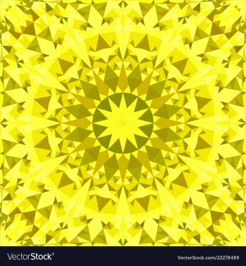 Yellow seamless abstract triangle mosaic tile vector image Yellow seamless abstract triangle mosaic tile vector image
