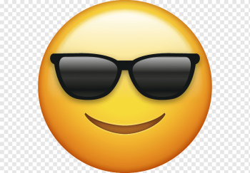 yellow smiley emoji, Emoji Computer Icons Emoticon, sunglasses emoji, smiley, sticker, glasses png