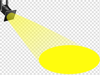 Yellow spotlight illustration, Spotlight , spot light transparent background PNG clipart