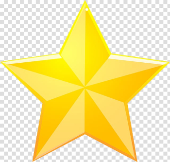 Yellow star art, Hollywood Star Amazon.com Gold Metallic color, Golden Christmas Star transparent background PNG clipart