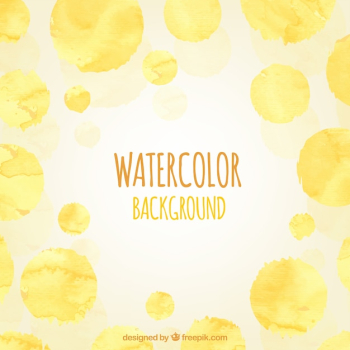 Yellow watercolor background Yellow watercolor background