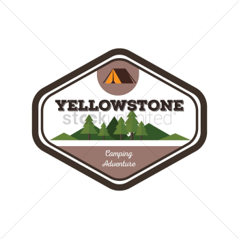 Yellowstone label Yellowstone label
