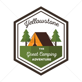 Yellowstone label Yellowstone label