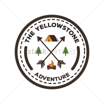 Yellowstone label Yellowstone label