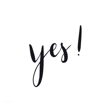 Yes! typography style vector | Free stock vector - 517910 Yes! typography style vector | Free stock vector - 517910