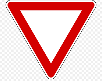 Yield sign Traffic sign Stop sign Warning sign Clip art - Blank ...