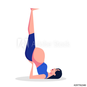 Yoga for pregnant woman concept