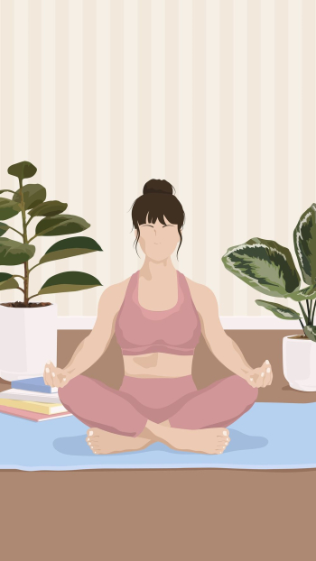 Yoga & meditation iPhone wallpaper, | Free Photo Illustration - rawpixel Yoga & meditation iPhone wallpaper, | Free Photo Illustration - rawpixel