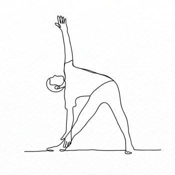 Yoga pose illustration, black and | Free PSD Illustration - rawpixel Yoga pose illustration, black and | Free PSD Illustration - rawpixel