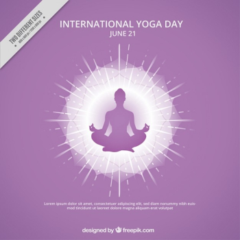 Yoga silhouette background Yoga silhouette background