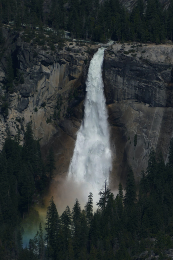 Yosemite is the Truth. 
Yosemite is the Wilderness. 
Yosemite is the sound of the waterfalls. 
Yosemite is the happiness of walking a long distance on a such a beautiful trails with everything you need on your back.
I took this pic on June 8 2019. This year Yosemite waterfalls are spectacular and run really fast. Yosemite has stolen my heart 