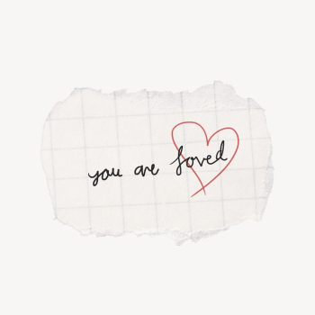 You are loved paper note | Free PSD - rawpixel You are loved paper note | Free PSD - rawpixel