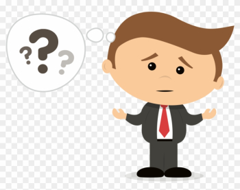 You Still Have Not Made Any Money Despite All Your - Confused Man Clipart Png