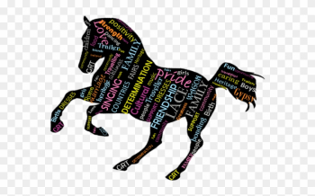 You Will Learn About Gypsy And Traveller Culture, Lifestyles - Alphabet Garden Designs Chalkboard Horse Wall Decal