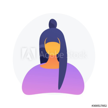 Young faceless woman portrait Young faceless woman portrait