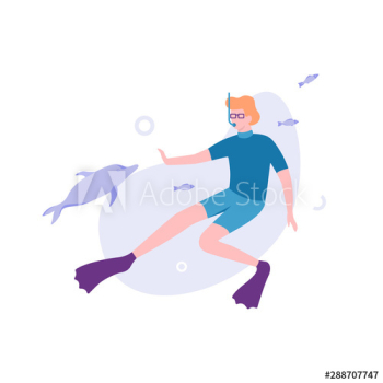 Young man diver Young man diver
