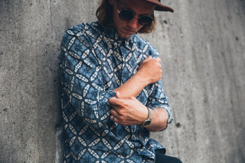 Young Man In Bright Fashion Young Man In Bright Fashion