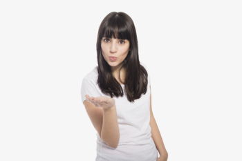 Young woman sending kiss Young woman sending kiss