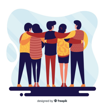 Youth people hugging together background Free Vector Youth people hugging together background Free Vector