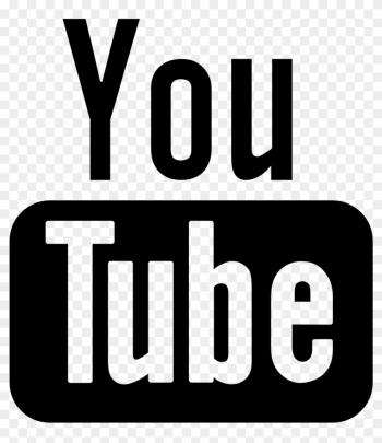 Youtube Clipart Png Black - Youtube Icon Png Black